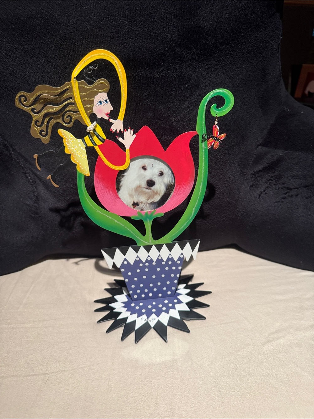 Fanciful Flights Karen Rossi Silvestri Picture Frame Flower Pot Garden
